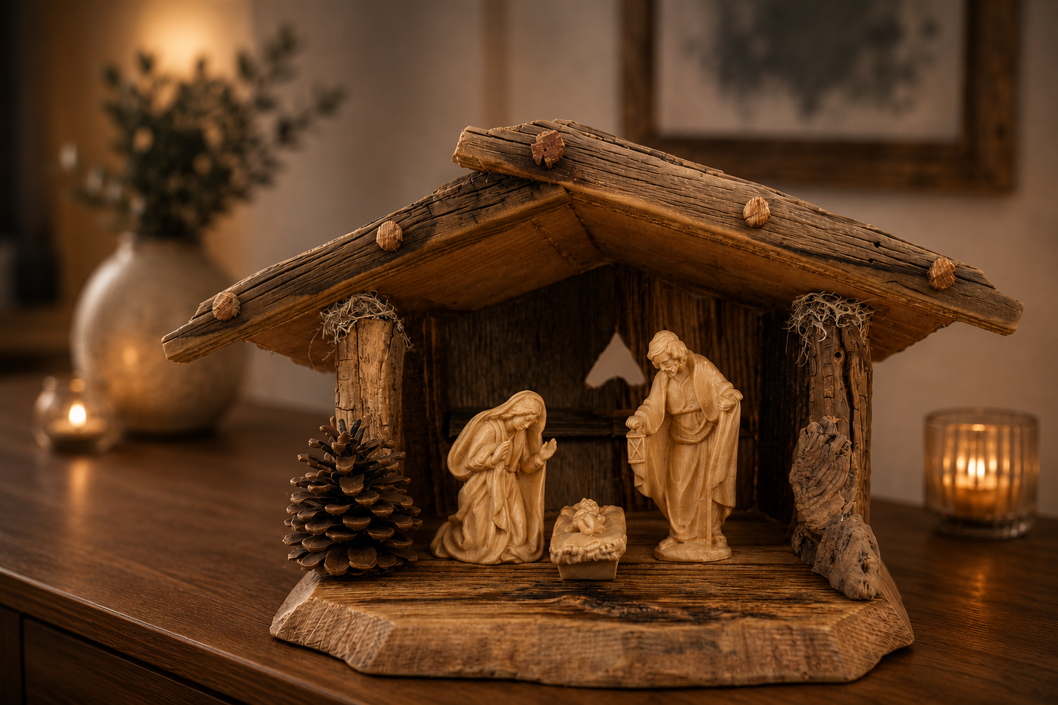 ANRI Krippenfiguren holzgeschnitzt