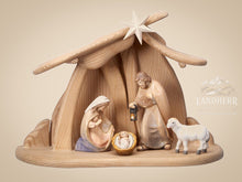 Krippenset-PEMA-Krippe-6-Teile-Stall-PEMA