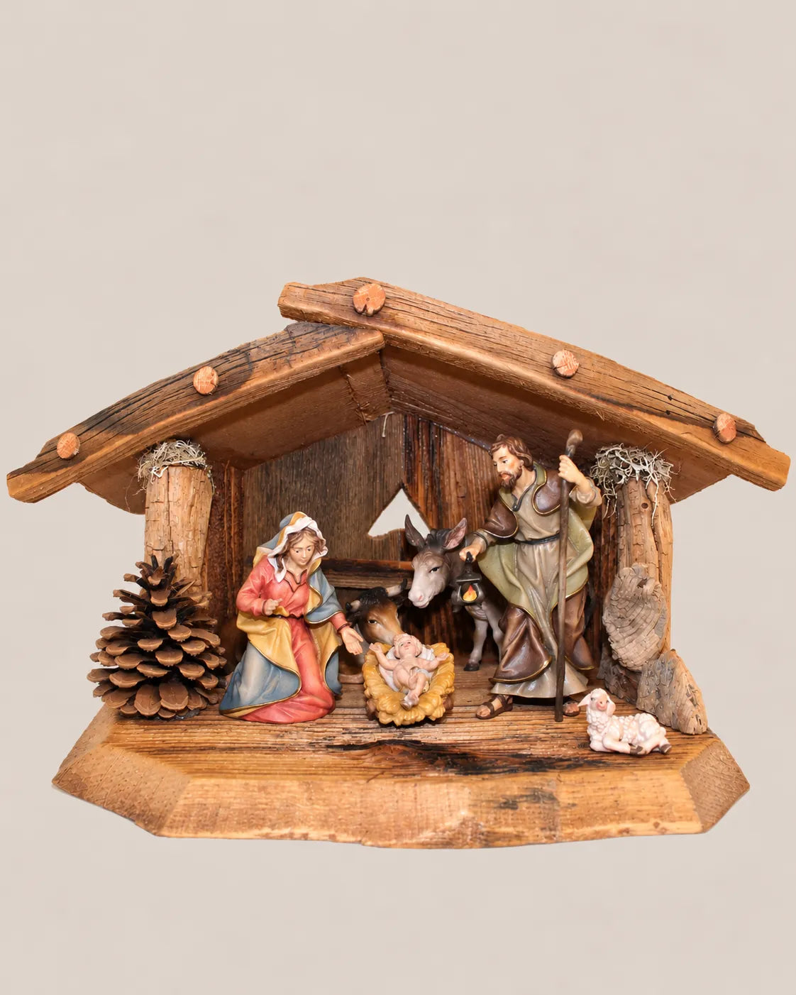 Krippenset-Ulrich-Krippe-8-teilig-Stall-Scheiderer-45