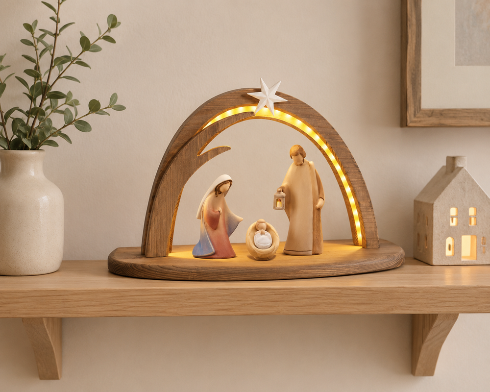 Krippenfiguren aus Holz - Leonardo Krippe